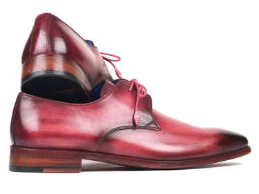 Paul Parkman Hand-Painted Derby Shoes in Pink & Purple