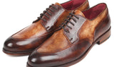 Paul Parkman Men's Derby Shoes in Dual Tone Brown