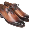 Paul Parkman Men's Wholecut Leather Oxfords in Brown