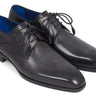 Paul Parkman Men's Medallion Toe Derby Shoes in Black