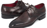 Paul Parkman Men's Medallion Toe Derby Shoes in Brown