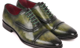 Paul Parkman Men's Cap-Toe Oxfords in Green