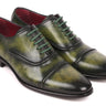 Paul Parkman Men's Cap-Toe Oxfords in Green