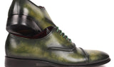 Paul Parkman Men's Cap-Toe Oxfords in Green