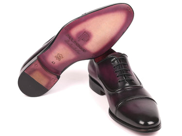 Paul Parkman Men's Cap-Toe Oxfords in Purple