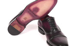 Paul Parkman Men's Cap-Toe Oxfords in Purple