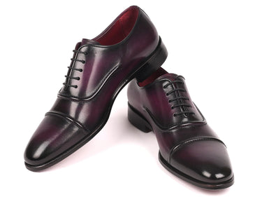 Paul Parkman Men's Cap-Toe Oxfords in Purple