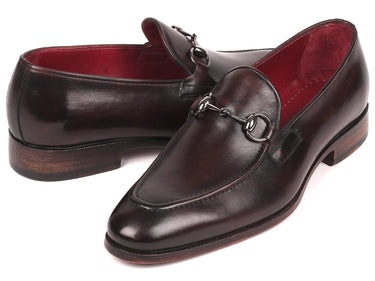 Paul Parkman Men's Horsebit Loafers in Dark Brown