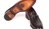 Paul Parkman Men's Horsebit Loafers in Dark Brown