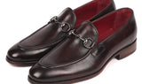 Paul Parkman Men's Horsebit Loafers in Dark Brown