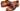 Paul Parkman Men's Captoe Double Monkstraps in Brown & Purple