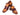 Paul Parkman Men's Captoe Double Monkstraps in Brown & Purple