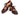 Paul Parkman Wingtip Oxfords Goodyear Welted in Brown & Beige