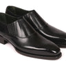 Paul Parkman Goodyear Welted Elasticated Loafers in Black