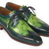 Paul Parkman Men's Wingtip Derby Shoes in Green Dual Tone