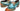 Paul Parkman Norwegian Welted Wingtip Derby Shoes in Turquoise & Tobacco