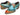 Paul Parkman Norwegian Welted Wingtip Derby Shoes in Turquoise & Tobacco