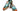 Paul Parkman Norwegian Welted Wingtip Derby Shoes in Turquoise & Tobacco