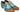 Paul Parkman Norwegian Welted Wingtip Derby Shoes in Turquoise & Tobacco