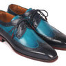 Paul Parkman Men's Wingtip Derby Shoes in Blue Dual Tone
