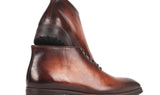 Paul Parkman Men's Ankle Boots in Brown Burnished