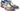 Paul Parkman Norwegian Welted Wingtip Derby Shoes in Blue & Grey
