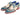 Paul Parkman Norwegian Welted Wingtip Derby Shoes in Blue & Grey