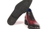 Paul Parkman Men's Ankle Boots in Bordeaux Burnished