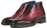 Paul Parkman Men's Ankle Boots in Bordeaux Burnished