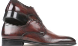 Paul Parkman Men's Leather Derby Shoes in Antique Brown