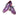 Paul Parkman Men's Opanka Construction Hand-Painted Oxfords in Purple