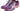 Paul Parkman Men's Opanka Construction Hand-Painted Oxfords in Purple