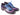 Paul Parkman Men's Opanka Construction Oxfords in Blue & Purple