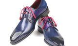 Paul Parkman Men's Ghillie Lacing Dress Shoes in Blue
