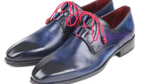 Paul Parkman Men's Ghillie Lacing Dress Shoes in Blue
