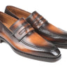 Paul Parkman Men's Goodyear Welted Loafers in Brown Burnished
