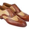 Paul Parkman Dual Tone Oxfords in Brown & Beige