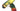 Paul Parkman Men's Croco-Embossed Calfskin Loafers in Multicolor