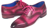 Paul Parkman Men's Captoe Oxfords in Fuxia