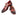 Paul Parkman Men's Hand-Painted Leather Wingtip Oxfords in Camel & Bordeaux