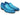 Paul Parkman Men's Perforated Leather Loafers in Turquoise