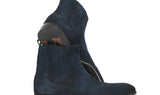 Paul Parkman Men's Suede Chelsea Boots in Navy