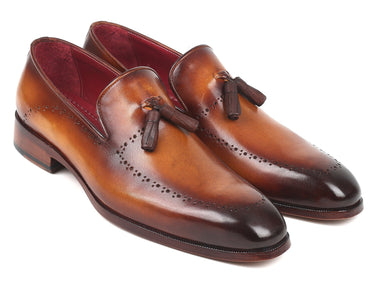 Paul Parkman Men's Tassel Loafers in Brown