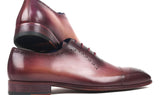 Paul Parkman Hand-Painted Classic Brogues in Burgundy