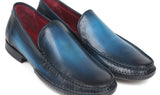 Paul Parkman Hand-Sewn Moccasins in Blue