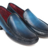 Paul Parkman Hand-Sewn Moccasins in Blue