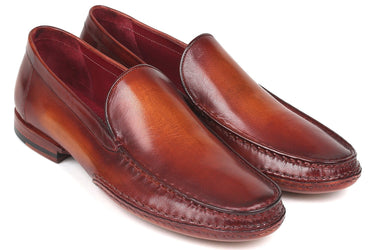 Paul Parkman Hand-Sewn Moccasins in Brown
