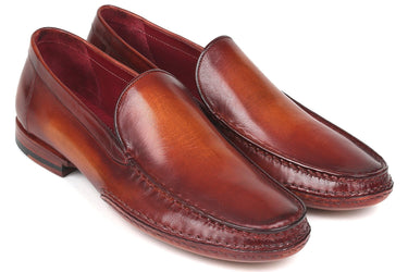 Paul Parkman Hand-Sewn Moccasins in Brown