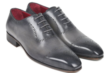 Paul Parkman Hand-Painted Classic Brogues in Grey