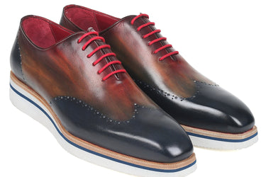 Paul Parkman Men's Smart Casual Wingtip Oxfords in Multiple Colors